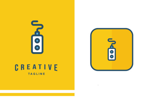 3D Printing Icon - Electric Socket: A Practical Vector Asset for Designers