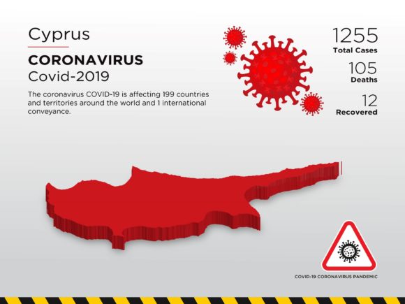 Cyprus Affected Country 3D Map: A Strategic Asset for Visual Communication and Crisis Response