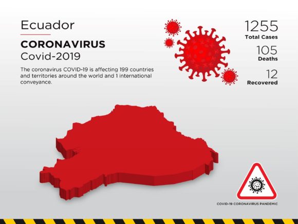 Ecuador Affected Country 3D Map: A Visual Tool for Pandemic Awareness and Social Engagement