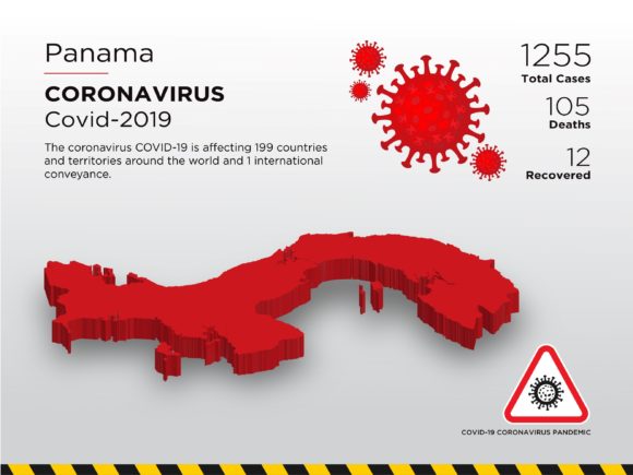 Panama Affected Country 3D Map: A Visual Tool for Pandemic Awareness