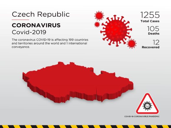 Understanding the Czech Republic Affected Country 3D Map for Data Visualization