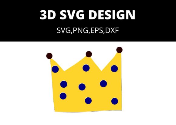 Unlocking Creative Potential with the 3D SVG Crown Design