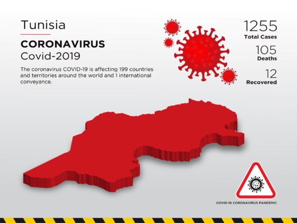 Visualizing the Crisis: The Power of Tunisia Affected Country 3D Map in Pandemic Communication