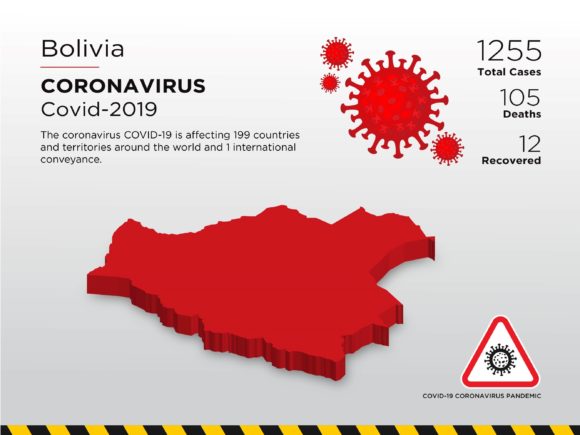 Visualizing the Global Crisis: How 3D Map Infographics of Bolivia and Coronavirus Cases Transform Data into Action