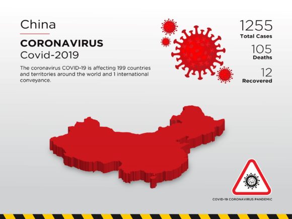 Visualizing the Pandemic: The China Affected Country 3D Map